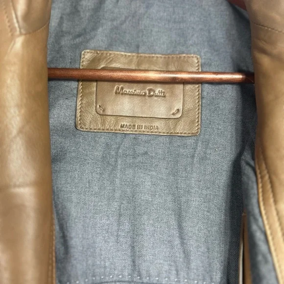 Massimo Dutti Genuine Leather Moto Jacket – New With Tags - Picture 10 of 16
